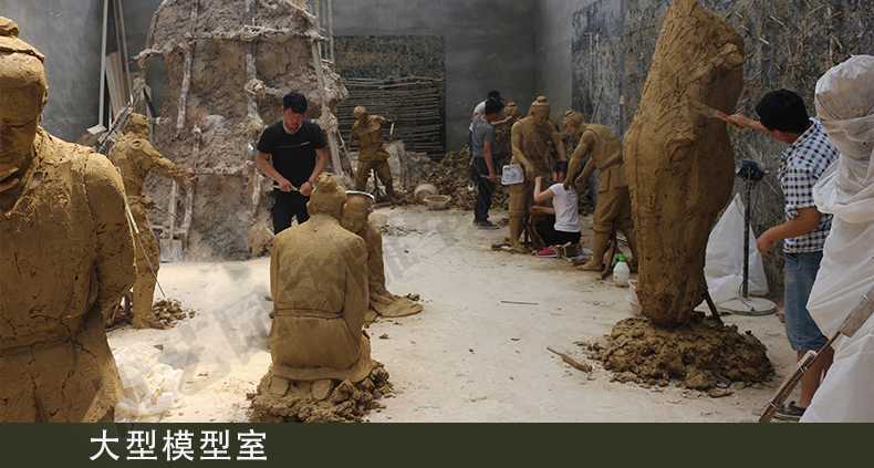 銅雕塑模型室，銅雕塑模型